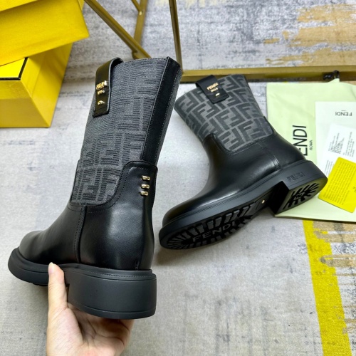 Replica Fendi Fashion Boots For Women #1258032 $108.00 USD for Wholesale