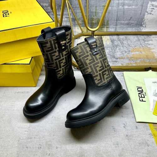 Fendi Fashion Boots For Women #1258033 $108.00 USD, Wholesale Replica Fendi Fashion Boots