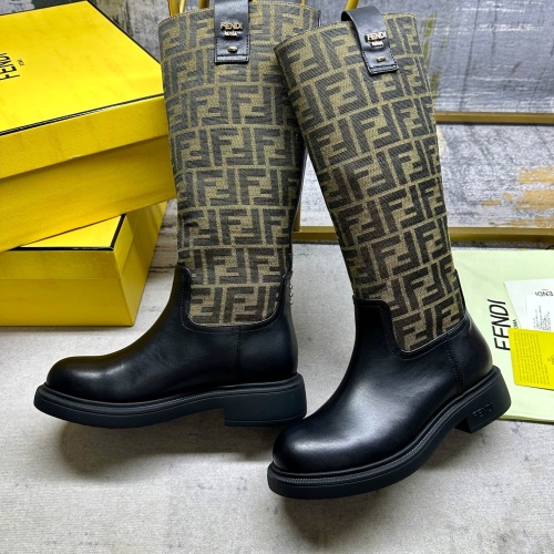 Fendi Fashion Boots For Women #1258034 $122.00 USD, Wholesale Replica Fendi Fashion Boots