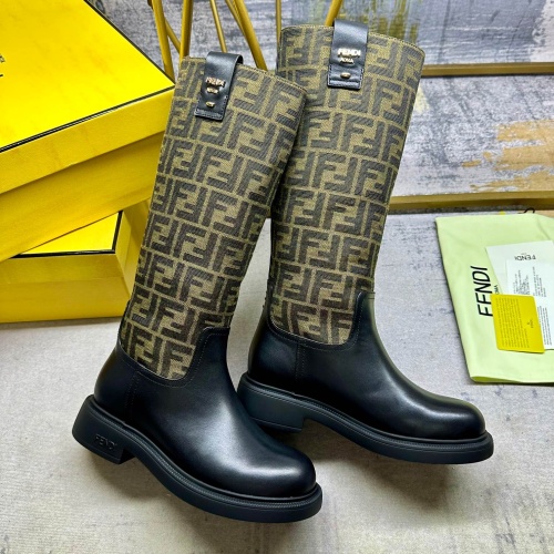 Replica Fendi Fashion Boots For Women #1258034 $122.00 USD for Wholesale