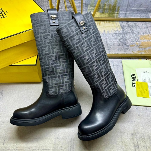 Fendi Fashion Boots For Women #1258035 $122.00 USD, Wholesale Replica Fendi Fashion Boots