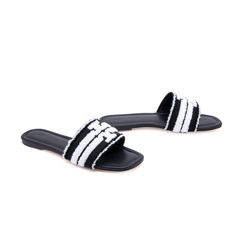 Replica Tory Burch TB Slippers For Women #1258036 $82.00 USD for Wholesale