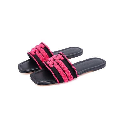 Replica Tory Burch TB Slippers For Women #1258037 $82.00 USD for Wholesale