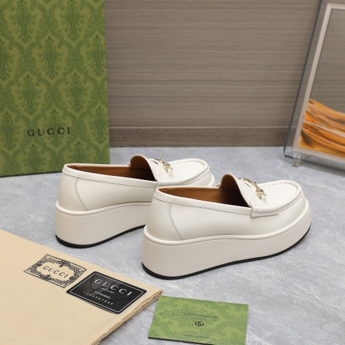 Replica Gucci Oxfords Shoes For Women #1258041 $108.00 USD for Wholesale