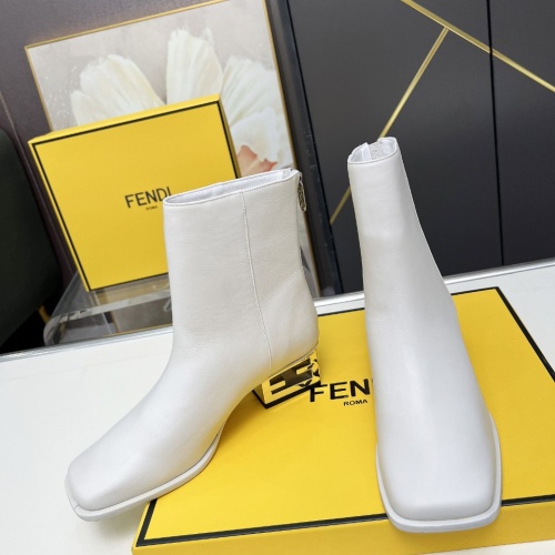 Replica Fendi Fashion Boots For Women #1258043 $122.00 USD for Wholesale