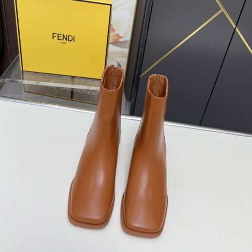 Replica Fendi Fashion Boots For Women #1258044 $122.00 USD for Wholesale