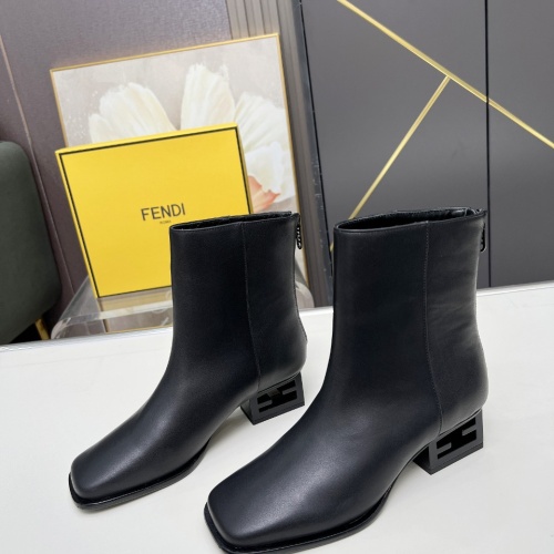 Fendi Fashion Boots For Women #1258045 $122.00 USD, Wholesale Replica Fendi Fashion Boots