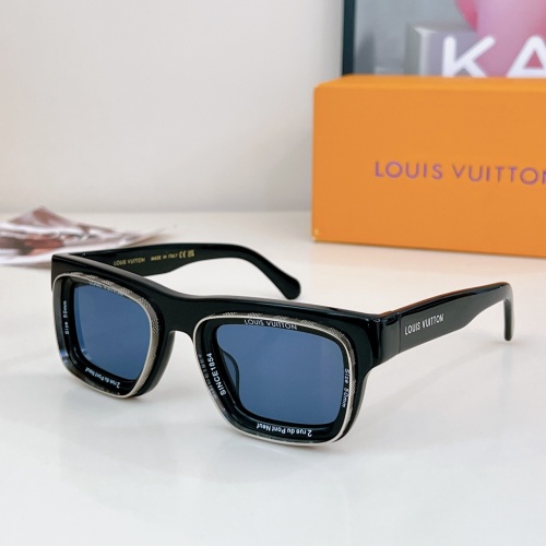 Louis Vuitton AAA Quality Sunglasses #1258060 $64.00 USD, Wholesale Replica Louis Vuitton AAA Quality Sunglasses