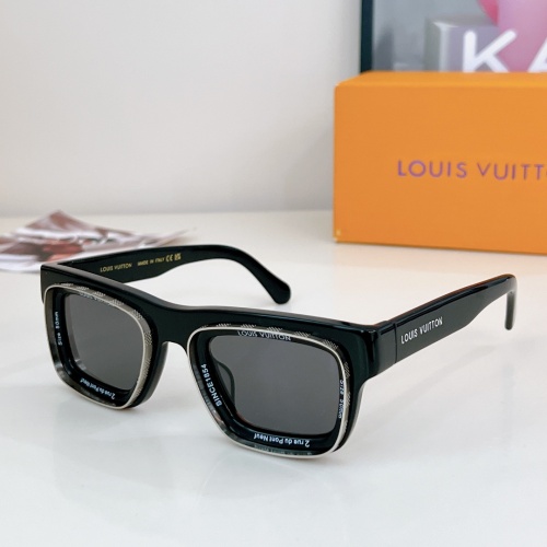 Louis Vuitton AAA Quality Sunglasses #1258061 $64.00 USD, Wholesale Replica Louis Vuitton AAA Quality Sunglasses