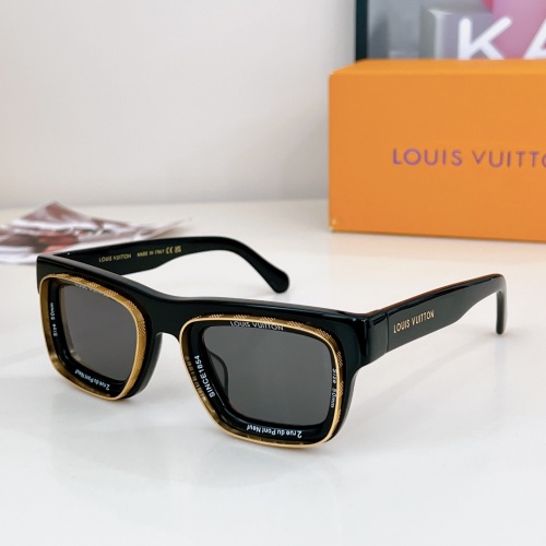 Louis Vuitton AAA Quality Sunglasses #1258062 $64.00 USD, Wholesale Replica Louis Vuitton AAA Quality Sunglasses