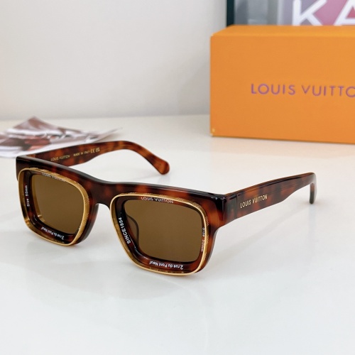 Louis Vuitton AAA Quality Sunglasses #1258063 $64.00 USD, Wholesale Replica Louis Vuitton AAA Quality Sunglasses