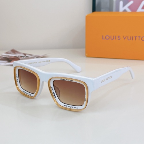 Louis Vuitton AAA Quality Sunglasses #1258064 $64.00 USD, Wholesale Replica Louis Vuitton AAA Quality Sunglasses