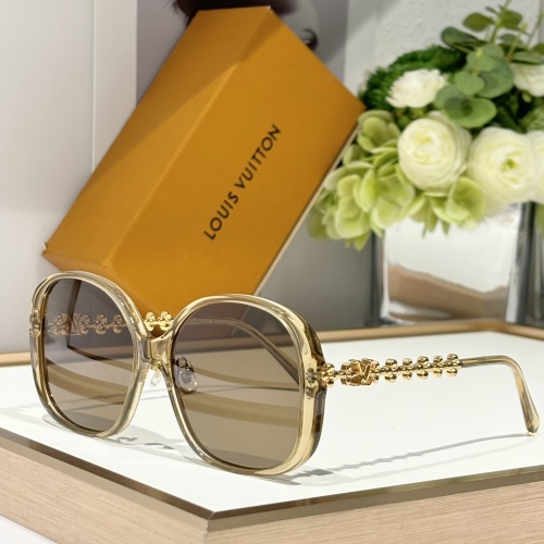 Louis Vuitton AAA Quality Sunglasses #1258068 $64.00 USD, Wholesale Replica Louis Vuitton AAA Quality Sunglasses