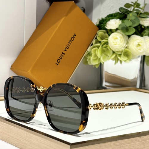 Louis Vuitton AAA Quality Sunglasses #1258070 $64.00 USD, Wholesale Replica Louis Vuitton AAA Quality Sunglasses