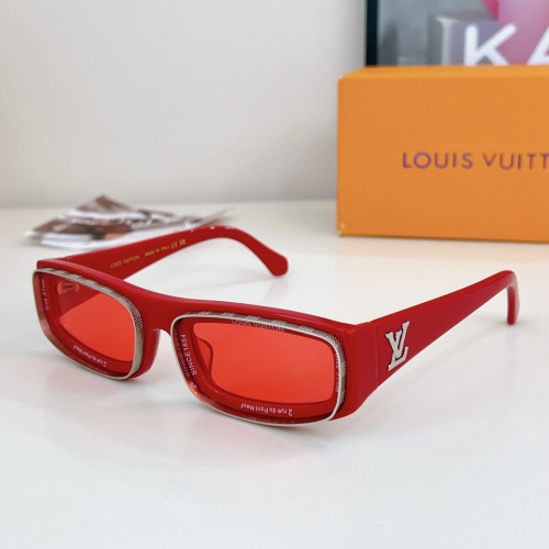 Louis Vuitton AAA Quality Sunglasses #1258075 $64.00 USD, Wholesale Replica Louis Vuitton AAA Quality Sunglasses