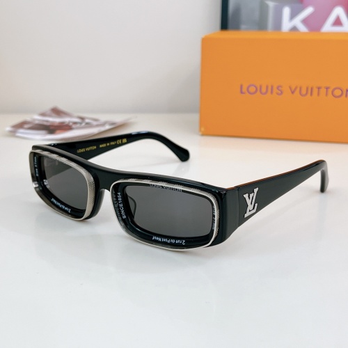 Louis Vuitton AAA Quality Sunglasses #1258077 $64.00 USD, Wholesale Replica Louis Vuitton AAA Quality Sunglasses