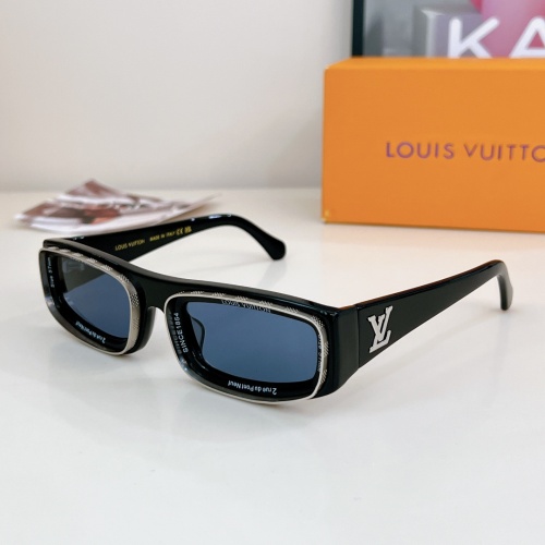 Louis Vuitton AAA Quality Sunglasses #1258078 $64.00 USD, Wholesale Replica Louis Vuitton AAA Quality Sunglasses