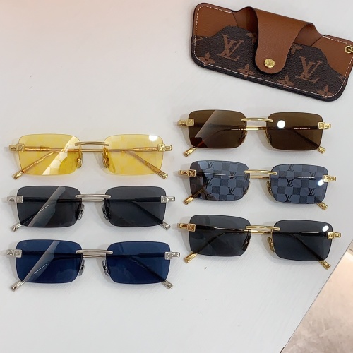 Replica Louis Vuitton AAA Quality Sunglasses #1258096 $56.00 USD for Wholesale