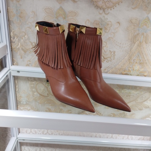 Replica Valentino Boots For Women #1258148 $118.00 USD for Wholesale