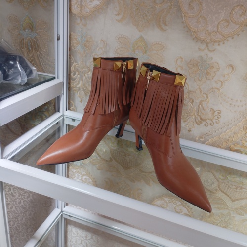 Replica Valentino Boots For Women #1258148 $118.00 USD for Wholesale