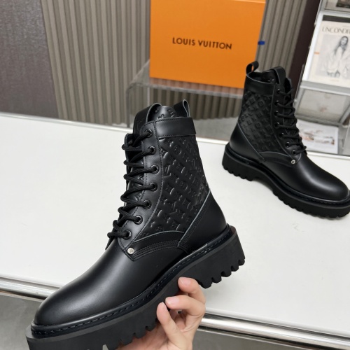 Replica Louis Vuitton Boots For Women #1258153 $115.00 USD for Wholesale