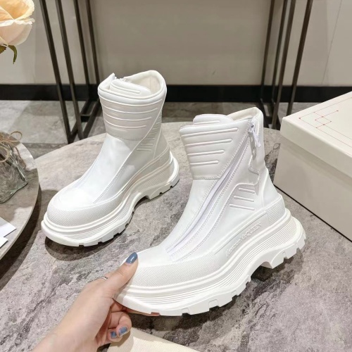 Alexander McQueen Boots For Women #1258159 $130.00 USD, Wholesale Replica Alexander McQueen Boots