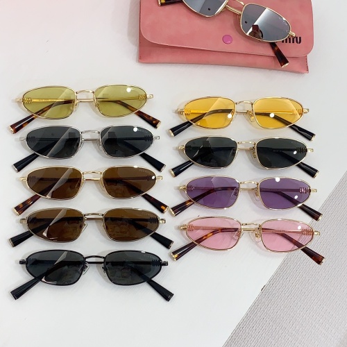 Replica MIU MIU AAA Quality Sunglasses #1258168 $56.00 USD for Wholesale