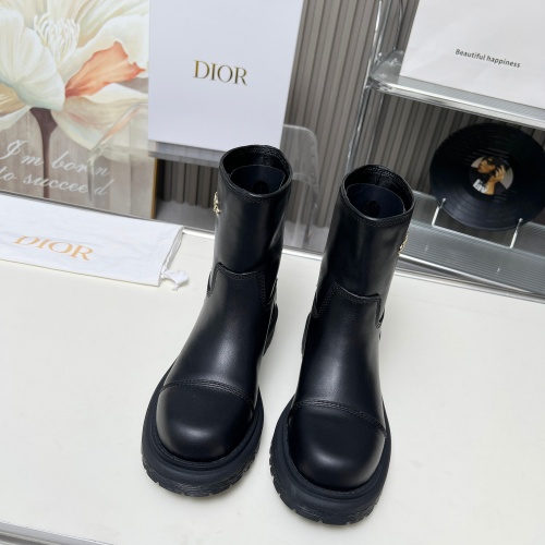 Replica Christian Dior Boots For Women #1258176 $112.00 USD for Wholesale