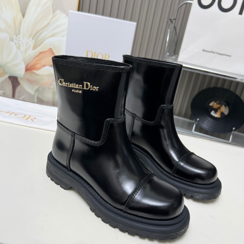 Replica Christian Dior Boots For Women #1258177 $112.00 USD for Wholesale