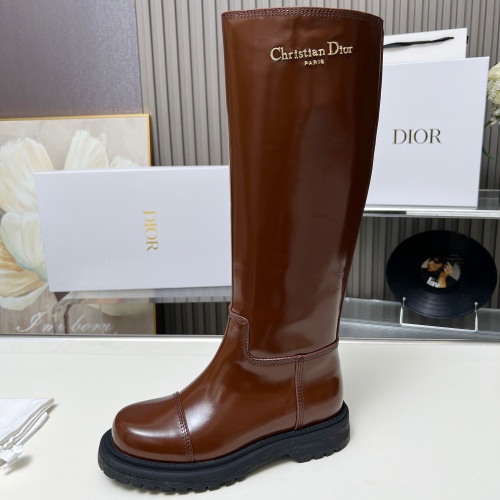 Replica Christian Dior Boots For Women #1258184 $150.00 USD for Wholesale