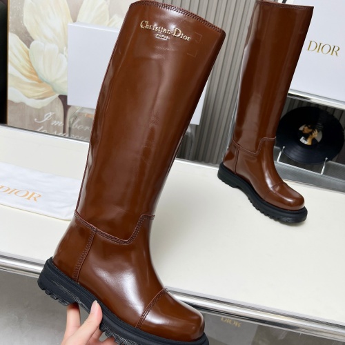 Replica Christian Dior Boots For Women #1258184 $150.00 USD for Wholesale