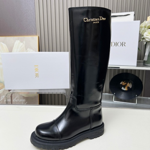 Replica Christian Dior Boots For Women #1258185 $150.00 USD for Wholesale