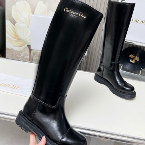 Replica Christian Dior Boots For Women #1258185 $150.00 USD for Wholesale