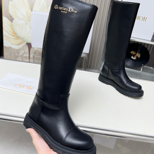 Replica Christian Dior Boots For Women #1258186 $150.00 USD for Wholesale