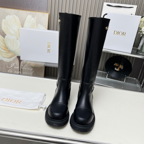 Replica Christian Dior Boots For Women #1258186 $150.00 USD for Wholesale