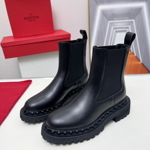 Valentino Boots For Women #1258194 $105.00 USD, Wholesale Replica Valentino Boots