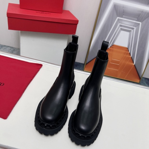 Replica Valentino Boots For Women #1258194 $105.00 USD for Wholesale