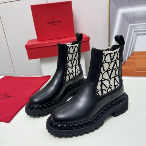 Valentino Boots For Women #1258195 $105.00 USD, Wholesale Replica Valentino Boots