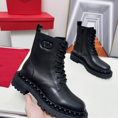 Replica Valentino Boots For Women #1258201 $112.00 USD for Wholesale