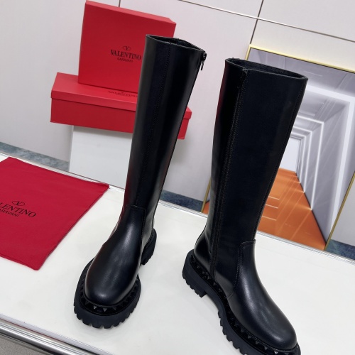 Replica Valentino Boots For Women #1258202 $145.00 USD for Wholesale