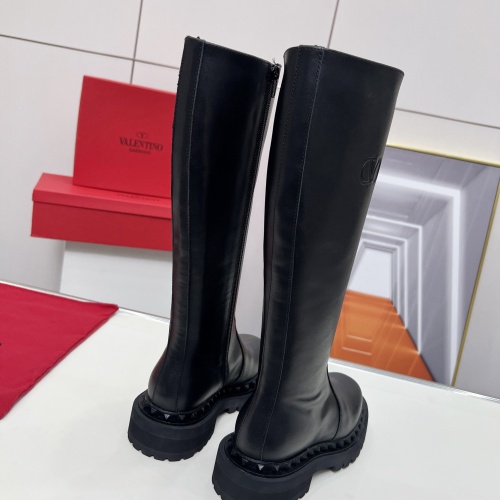 Replica Valentino Boots For Women #1258202 $145.00 USD for Wholesale