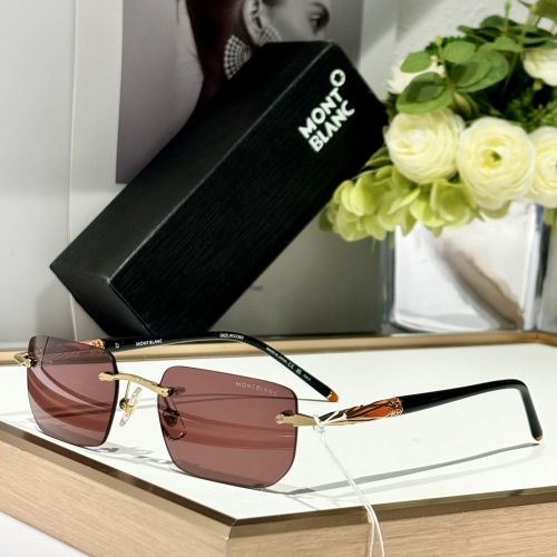 Montblanc AAA Quality Sunglasses #1258203 $64.00 USD, Wholesale Replica Montblanc AAA Quality Sunglasses