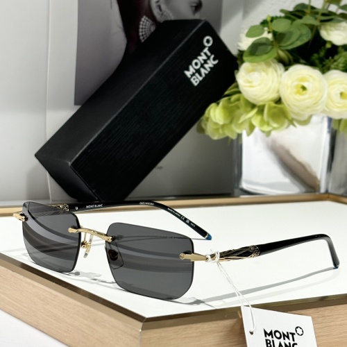 Montblanc AAA Quality Sunglasses #1258207 $64.00 USD, Wholesale Replica Montblanc AAA Quality Sunglasses