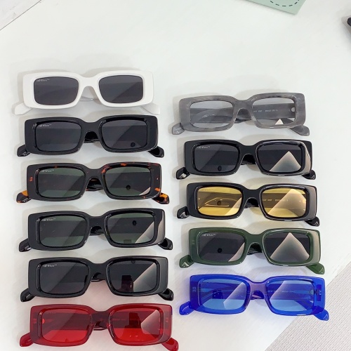 Replica Off-White AAA Quality Sunglasses #1258221 $64.00 USD for Wholesale