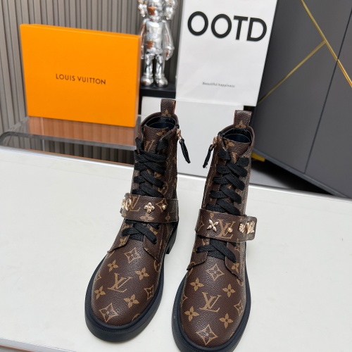 Replica Louis Vuitton Boots For Women #1258241 $105.00 USD for Wholesale