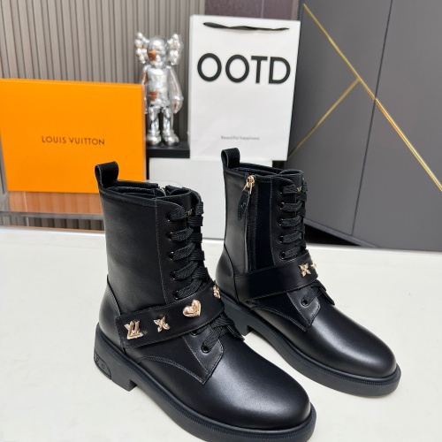 Replica Louis Vuitton Boots For Women #1258248 $105.00 USD for Wholesale