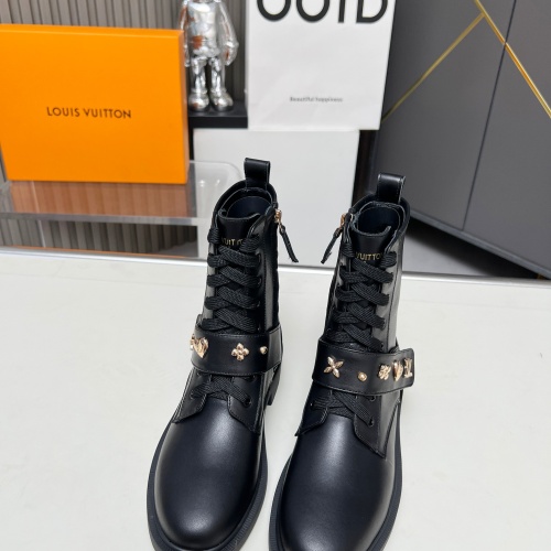 Replica Louis Vuitton Boots For Women #1258248 $105.00 USD for Wholesale