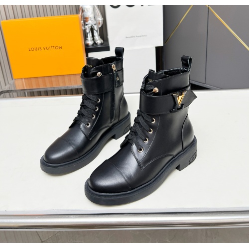 Louis Vuitton Boots For Women #1258250 $105.00 USD, Wholesale Replica Louis Vuitton Boots