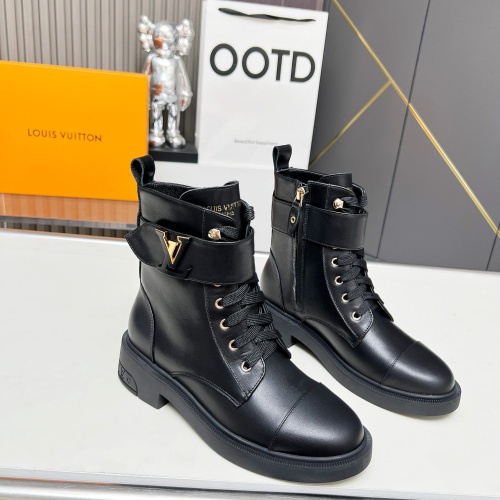 Replica Louis Vuitton Boots For Women #1258250 $105.00 USD for Wholesale