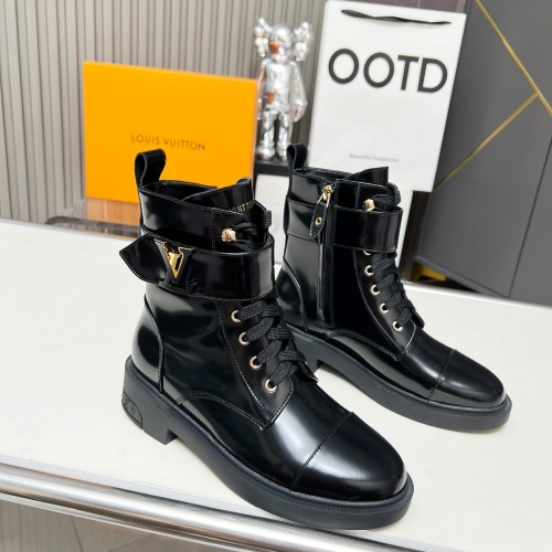 Replica Louis Vuitton Boots For Women #1258253 $105.00 USD for Wholesale